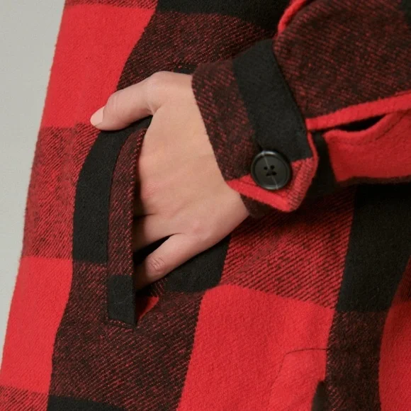 Women's Lucky Brand Oversized Shacket size Large - Picture 4 of 4